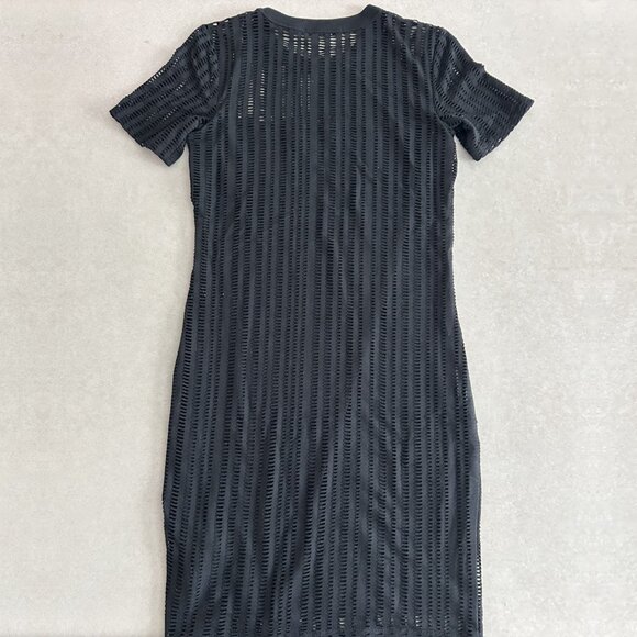 T by Alexander Wang Mesh Overlay Sheath Dress ASO Isabelle Lightwood - Picture 11 of 15